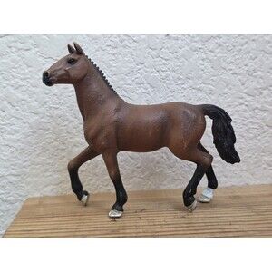 Schleich Germany Brown Dressage Hanoverian Mare Horse Walking Figure Toy 2021